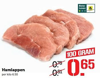 Aanbiedingen Hamlappen - Huismerk - Coop - Geldig van 20/02/2017 tot 26/02/2017 bij Coop