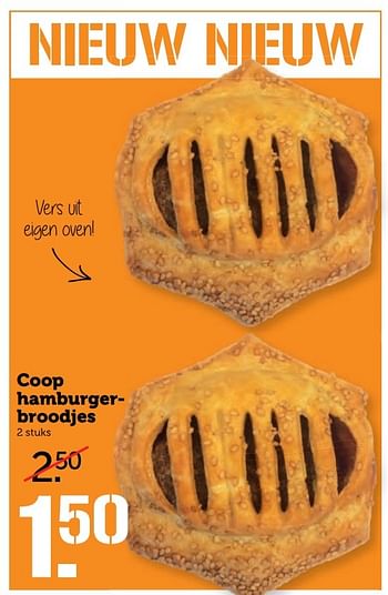 Aanbiedingen Coop hamburgerbroodjes - Huismerk - Coop - Geldig van 20/02/2017 tot 26/02/2017 bij Coop