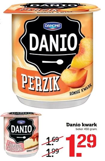 Aanbiedingen Danio kwark - Danio - Geldig van 20/02/2017 tot 26/02/2017 bij Coop