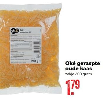 Aanbiedingen Oké geraspte oude kaas - Oké - Geldig van 20/02/2017 tot 26/02/2017 bij Coop