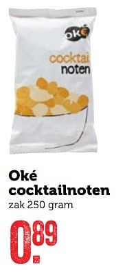 Aanbiedingen Oké cocktailnoten - Oké - Geldig van 20/02/2017 tot 26/02/2017 bij Coop