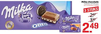 Aanbiedingen Milka chocolade - Milka - Geldig van 20/02/2017 tot 26/02/2017 bij Coop