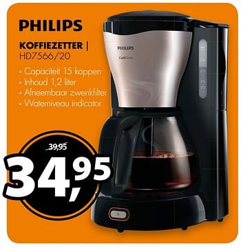 Aanbiedingen Philips koffiezetter hd7566-20 - Philips - Geldig van 20/02/2017 tot 26/02/2017 bij Expert