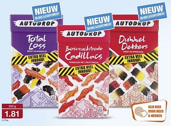 Aanbiedingen Bosvruchtrode cadillacs - Autodrop - Geldig van 19/02/2017 tot 26/02/2017 bij Aldi