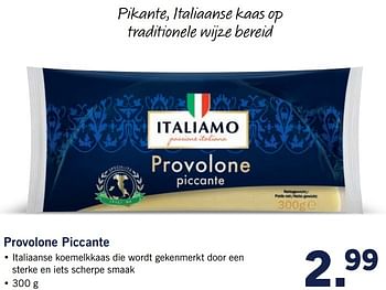 Aanbiedingen Provolone piccante - Italiamo - Geldig van 20/02/2017 tot 26/02/2017 bij Lidl