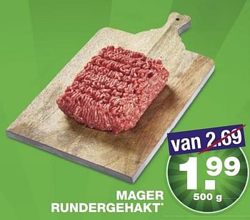 Aanbiedingen Mager rundergehakt - Huismerk - Aldi - Geldig van 19/02/2017 tot 26/02/2017 bij Aldi