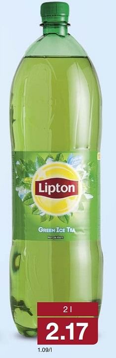 Aanbiedingen Lipton green ice tea - Lipton - Geldig van 19/02/2017 tot 26/02/2017 bij Aldi