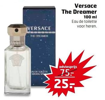 Aanbiedingen Versace the dreamer 100 ml eau de toilette voor heren - Versace - Geldig van 21/02/2017 tot 26/02/2017 bij Trekpleister