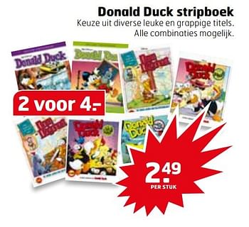Aanbiedingen Donald duck stripboek - Huismerk - Trekpleister - Geldig van 21/02/2017 tot 26/02/2017 bij Trekpleister