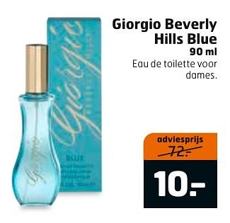 Aanbiedingen Giorgio beverly hills blue 90 ml - Giorgio Beverly Hills - Geldig van 13/02/2017 tot 26/02/2017 bij Trekpleister