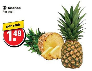Aanbiedingen Ananas - Huismerk - Hoogvliet - Geldig van 21/02/2017 tot 28/02/2017 bij Hoogvliet