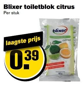 Aanbiedingen Blixer toiletblok citrus - Blixer - Geldig van 21/02/2017 tot 28/02/2017 bij Hoogvliet