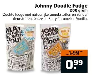 Aanbiedingen Johnny doodle fudge - Johnny Doodle - Geldig van 13/02/2017 tot 26/02/2017 bij Trekpleister