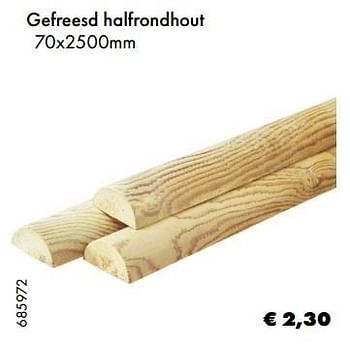 Aanbiedingen Gefreesd halfrondhout - Huismerk - Multi Bazar - Geldig van 26/02/2017 tot 31/03/2017 bij Multi Bazar