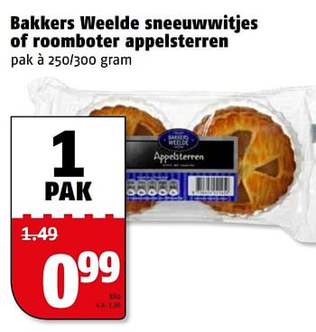 Aanbiedingen Bakkers weelde sneeuwwitjes of roomboter appelsterren - Bakkersweelde - Geldig van 20/02/2017 tot 26/02/2017 bij Poiesz