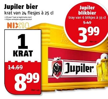 Aanbiedingen Jupiler bier - Jupiler - Geldig van 20/02/2017 tot 26/02/2017 bij Poiesz