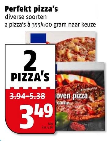 Aanbiedingen Perfekt pizza`s - Perfekt - Geldig van 20/02/2017 tot 26/02/2017 bij Poiesz