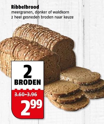 Aanbiedingen Ribbelbrood - Huismerk Poiesz - Geldig van 20/02/2017 tot 26/02/2017 bij Poiesz
