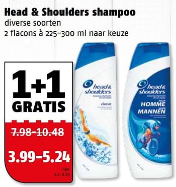 Aanbiedingen Head + shoulders shampoo - Head &amp; Shoulders - Geldig van 20/02/2017 tot 26/02/2017 bij Poiesz