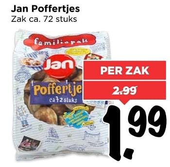 Aanbiedingen Jan poffertjes - Jan - Geldig van 26/02/2017 tot 04/03/2017 bij Vomar