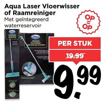 Aanbiedingen Aqua laser vloerwisser of raamreiniger - Aqua Laser  - Geldig van 26/02/2017 tot 04/03/2017 bij Vomar