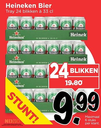 Aanbiedingen Heineken bier - Heineken - Geldig van 26/02/2017 tot 04/03/2017 bij Vomar