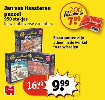 Aanbiedingen Jan van haasteren puzzel - Jumbo - Geldig van 21/02/2017 tot 05/03/2017 bij Kruidvat