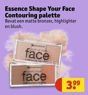 Aanbiedingen Essence shape your face contouring palette - Essence - Geldig van 21/02/2017 tot 05/03/2017 bij Kruidvat