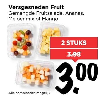 Aanbiedingen Versgesneden fruit - Huismerk Vomar - Geldig van 26/02/2017 tot 04/03/2017 bij Vomar