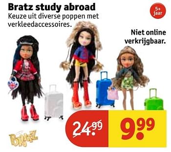 Aanbiedingen Bratz study abroad - Bratz - Geldig van 21/02/2017 tot 05/03/2017 bij Kruidvat