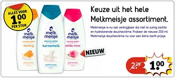 Aanbiedingen Keuze uit het hele melkmeisje assortiment - Melkmeisje - Geldig van 21/02/2017 tot 05/03/2017 bij Kruidvat