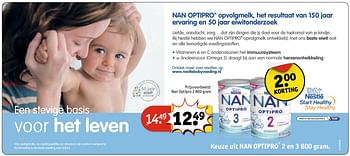 Aanbiedingen Nan optipro 2 - Nestlé - Geldig van 21/02/2017 tot 05/03/2017 bij Kruidvat
