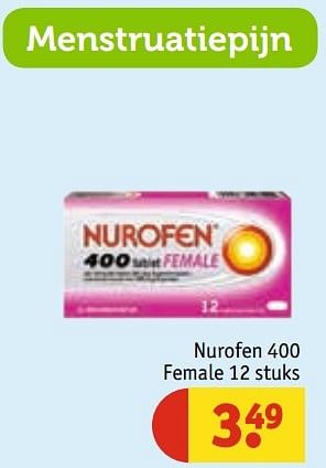 Aanbiedingen Nurofen 400 female - Nurofen - Geldig van 21/02/2017 tot 05/03/2017 bij Kruidvat