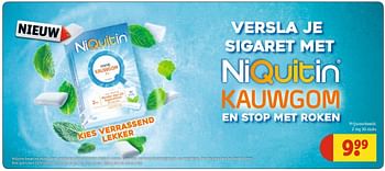 Aanbiedingen Versla je sigaret met niquitin - Niquitin - Geldig van 21/02/2017 tot 05/03/2017 bij Kruidvat