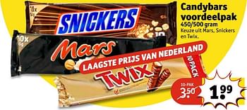 Aanbiedingen Uitdeelverpakking - Mars Snacks - Geldig van 21/02/2017 tot 05/03/2017 bij Kruidvat