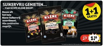 Aanbiedingen Klene suikervrij assortiment - Klene - Geldig van 21/02/2017 tot 05/03/2017 bij Kruidvat