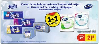 Aanbiedingen Edet vochtig toiletpapier aloë - Edet - Geldig van 21/02/2017 tot 05/03/2017 bij Kruidvat