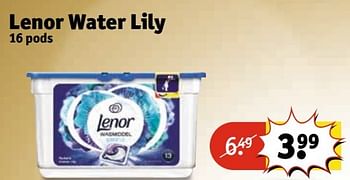 Aanbiedingen Lenor water lily - Lenor - Geldig van 21/02/2017 tot 05/03/2017 bij Kruidvat