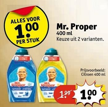 Aanbiedingen Mr. proper citroen - Mr. Proper - Geldig van 21/02/2017 tot 05/03/2017 bij Kruidvat