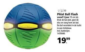 Aanbiedingen Phlat ball flash - Huismerk - Bart Smit - Geldig van 20/02/2017 tot 05/03/2017 bij Bart Smit