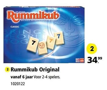 Aanbiedingen Rummikub original - Goliath - Geldig van 20/02/2017 tot 05/03/2017 bij Bart Smit