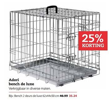 Aanbiedingen Adori bench de luxe - Huismerk- Boerenbond - Geldig van 20/02/2017 tot 05/03/2017 bij Boerenbond