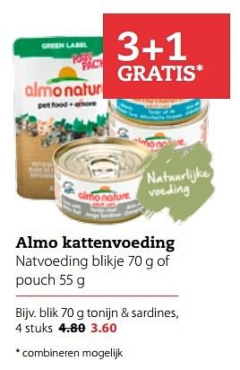 Aanbiedingen Almo kattenvoeding - Almo Nature - Geldig van 20/02/2017 tot 05/03/2017 bij Boerenbond