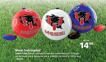 Effectiviteit bevestig alstublieft lint Huismerk - Intertoys Messi trainingsbal - Promotie bij Intertoys