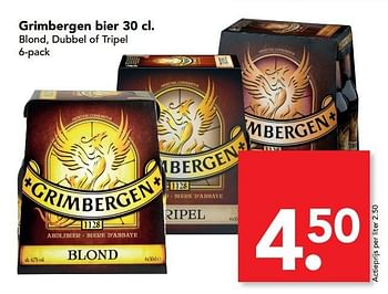 Aanbiedingen Grimbergen bier - Grimbergen - Geldig van 27/02/2017 tot 04/03/2017 bij Deen Supermarkten