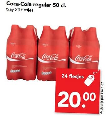 Aanbiedingen Coca-cola regular - Coca Cola - Geldig van 27/02/2017 tot 04/03/2017 bij Deen Supermarkten