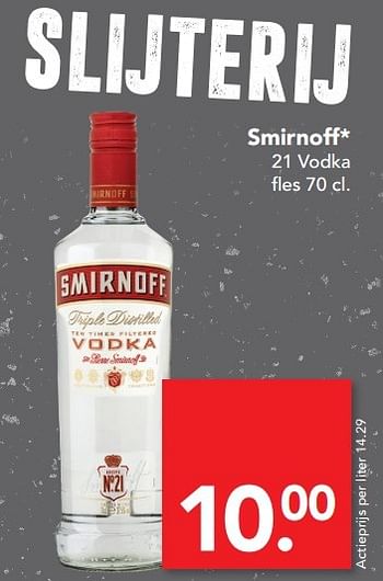 Aanbiedingen Smirnoff - Smirnoff - Geldig van 27/02/2017 tot 04/03/2017 bij Deen Supermarkten