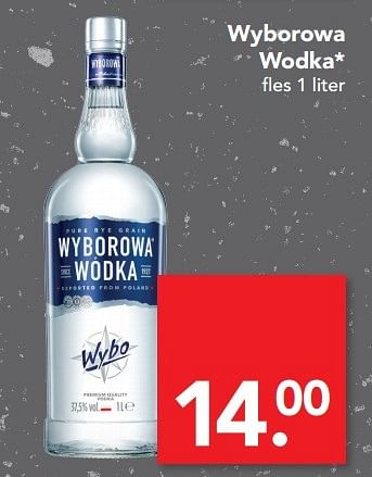 Aanbiedingen Wyborowa wodka - Wyborowa - Geldig van 27/02/2017 tot 04/03/2017 bij Deen Supermarkten