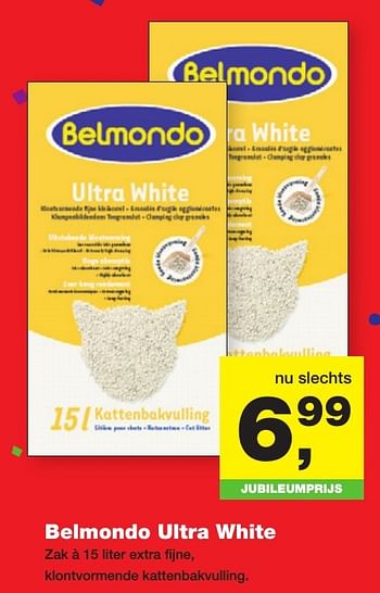 Aanbiedingen Belmondo ultra white - Belmondo - Geldig van 20/02/2017 tot 05/03/2017 bij Jumper