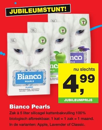 Aanbiedingen Bianco pearls - Bianco - Geldig van 20/02/2017 tot 05/03/2017 bij Jumper